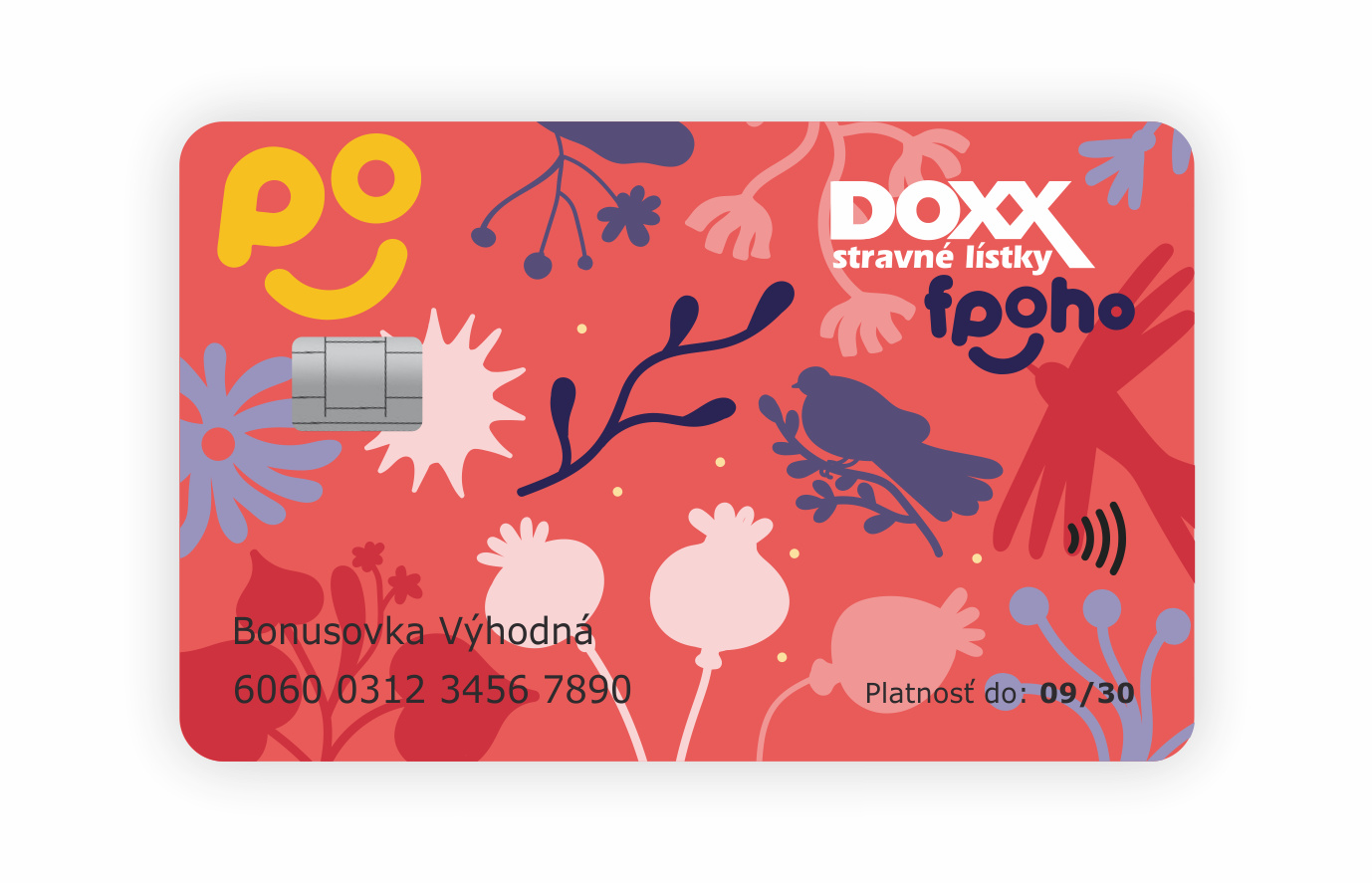 Karta Bonusovka DOXX fpoho 2022 - Elektronické stravné lístky