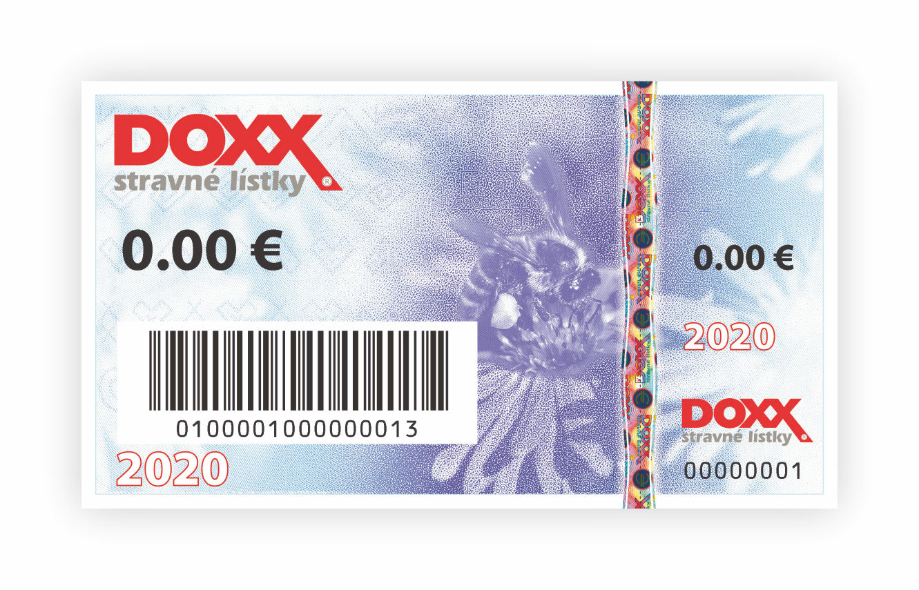 Stravne listky DOXX 2020 front - Nezabudnite minúť poukážky do konca roka